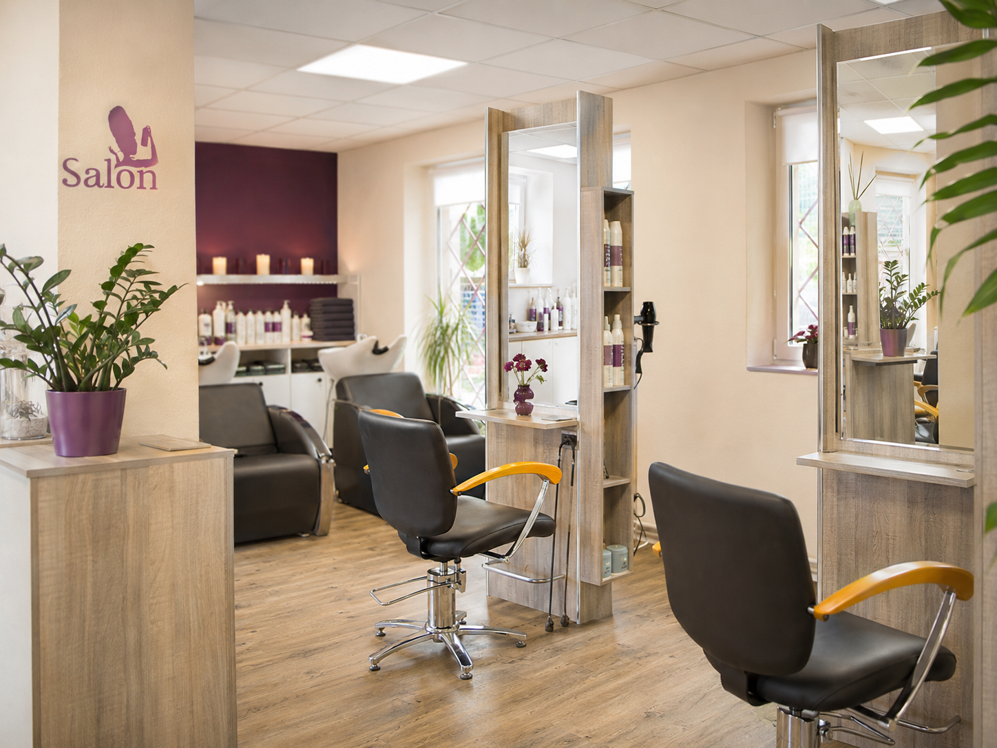 Einblick in den Salon SchnippSchnapp